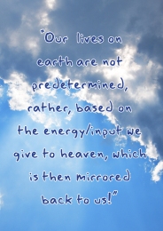 Our lives on earth...